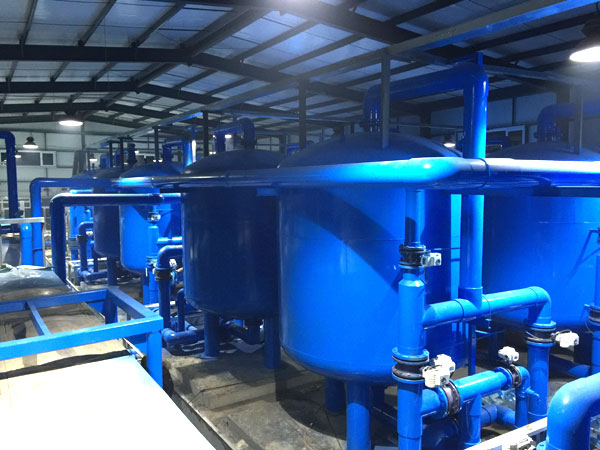 松北水厂200T/H地下水除铁锰设备